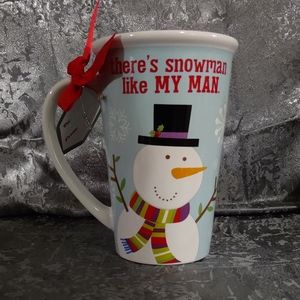 NEW 6"H Snowman/Holiday  Mug/Cup. Mega Mug 22oz